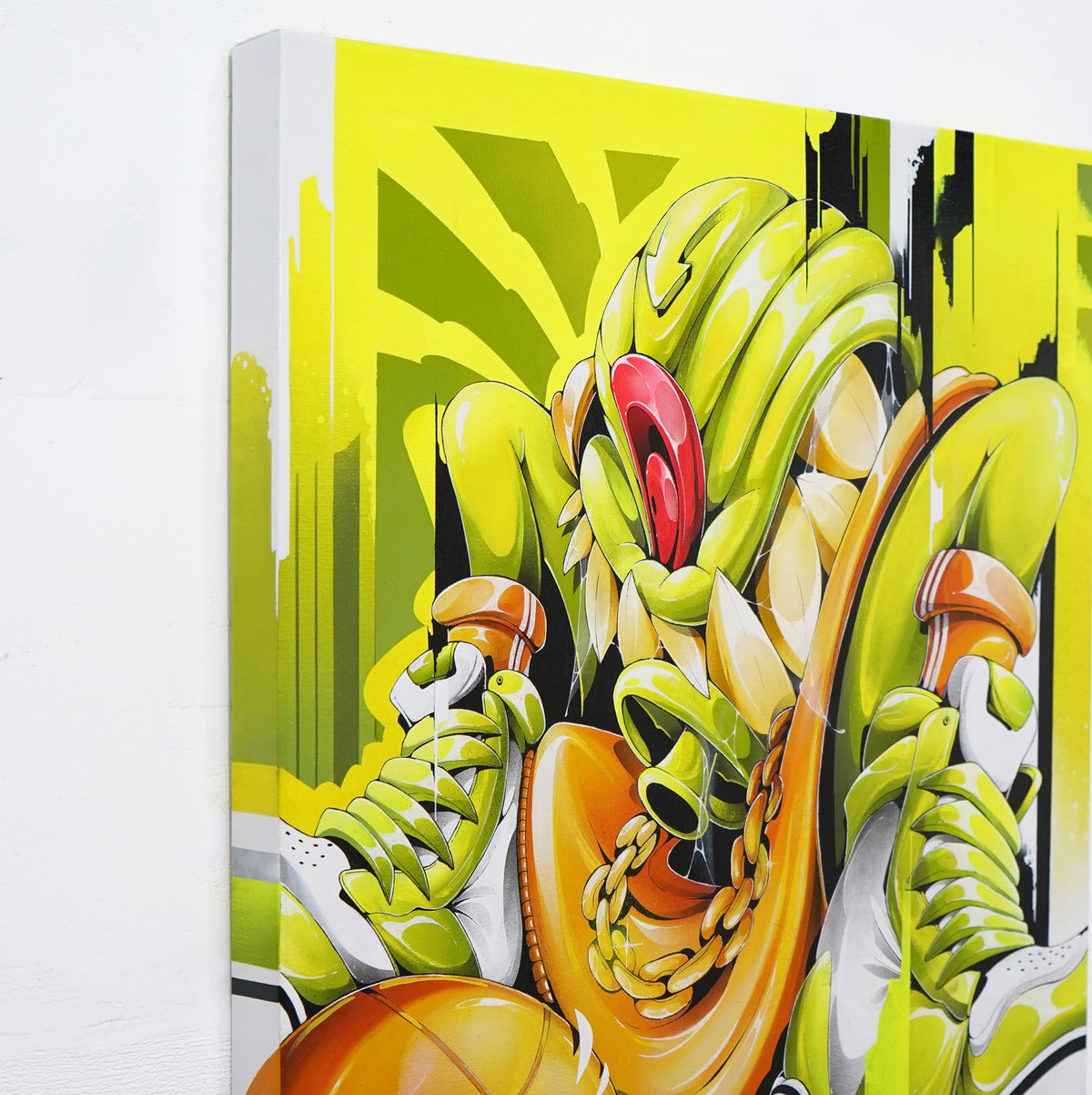 Hoops Hustle - Canvas Painting